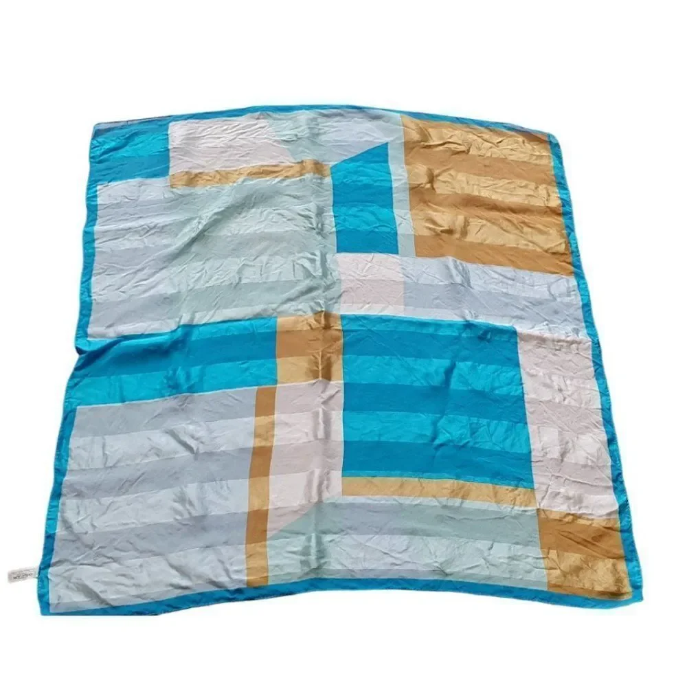 Vintage Oscar de la Renta SIlk Scarf Sze 33x34
